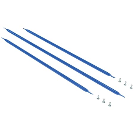 Vestil Steel Structural Cantilever Brace Set 72 In. x 96 In. Blue HBS-86